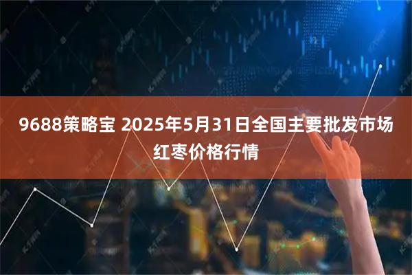 9688策略宝 2025年5月31日全国主要批发市场红枣价格行情
