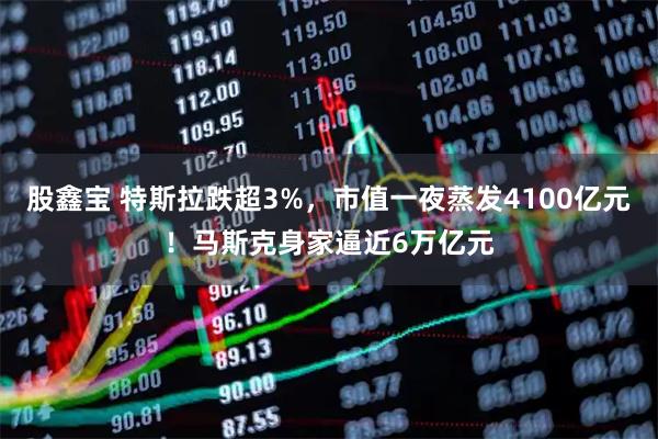 股鑫宝 特斯拉跌超3%，市值一夜蒸发4100亿元！马斯克身家逼近6万亿元